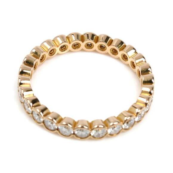 CARTIER 18k Gold Diamond Ring - Picture 4 of 8